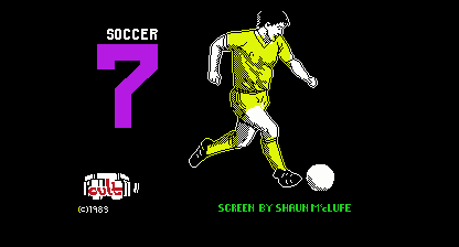 Soccer 7 dic Title Screen